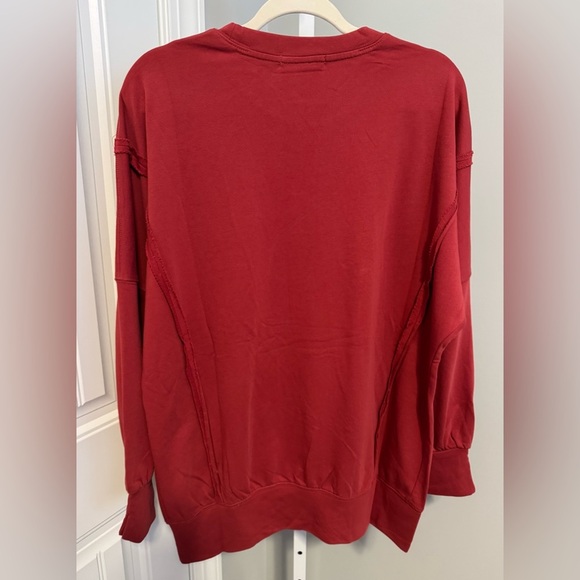 Lavender J oversized sweatshirt. - Picture 3 of 5